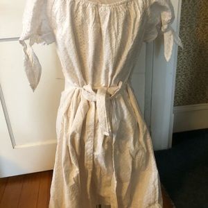 Super cute, knee length eyelet dress